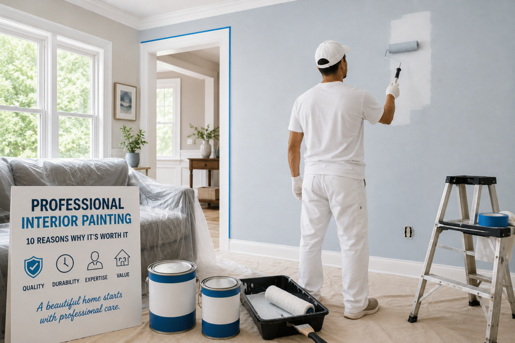 10 reasons why hiring a professional interior painting is worth it
