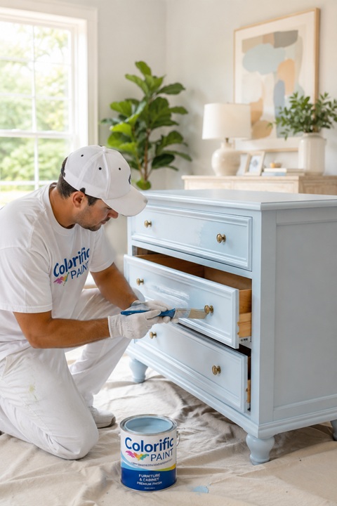 interior painting a fresh look on furniture